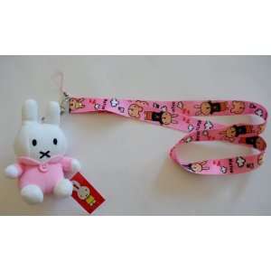  5 Pink Miffy Rabbit Plush Mascot with Lanyard: Everything 