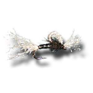  Suspended Midge Pupa   Black Fly Fishing Fly: Sports 