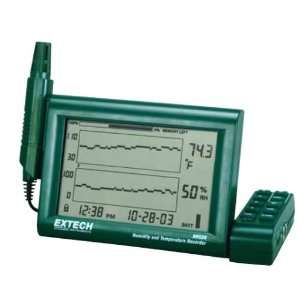  Extech RH520A 220 CHART RECORDER, HUMIDITY & TEMP, with 