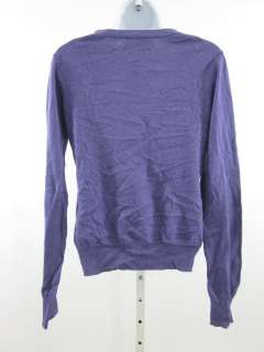ZARA Purple Button Up Pocket Cardigan Sweater Sz M  