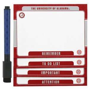   Crimson Tide 4 Pack Magnetic Dry Erase Boards: Sports & Outdoors