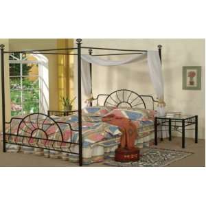  Full Sunburst Canopy Beds with Metal #AD 8101f