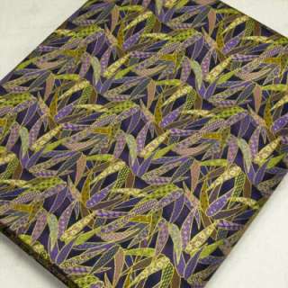 JAPANESE ORIENTAL BAMBOO LEAVES ASIAN RETRO 100% COTTON QUILT FABRIC 