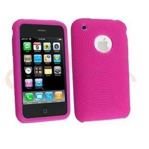  Iphone 3g 3gs Pink Silicone Cover Skin Case Electronics