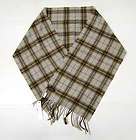 MARC JACOBS Cashmere Plaid Scarf Muschroom Gray Multi Color NEW