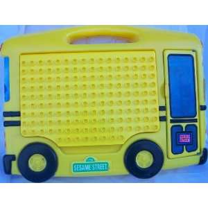   Mega Blocks, Yellow School Bus with Blocks Vintage Toy: Toys & Games