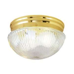   Brass Ceiling Mount 2 Light 120W Flushmount Ceiling Light with Mediu