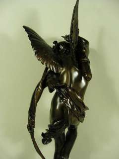 Antique Bronze Statue of Cupid by JULES FELIX COUTAN (1848   1939 