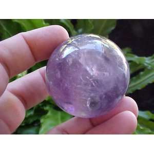   Gemqz Amethyst Carved Sphere Inclusions Large  