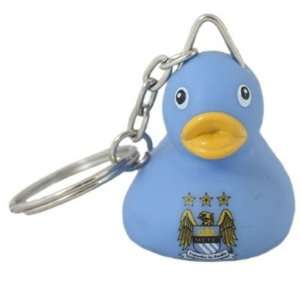  Manchester City Football Club Mini Duck Keyring Kitchen 