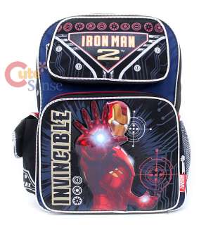 Marvle IronMan 2 School Backpack Iron Man Bag 16 Large  