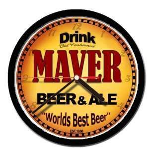  MAVER beer and ale cerveza wall clock: Everything Else