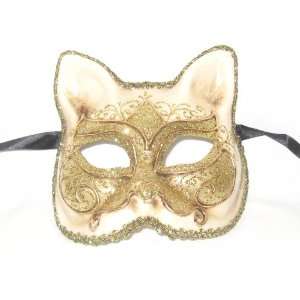    Gold Gatto S.Marco Venetian Masquerade Party Mask: Home & Kitchen