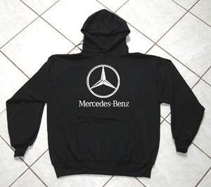 Black Sweat Shirt, Motor Sports, Mercedes, 50 / 50 Blend, S   4XL 