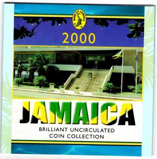 40th ANNIV. BANK OF JAMAICA 2000 UNC. COIN COLLECTION  