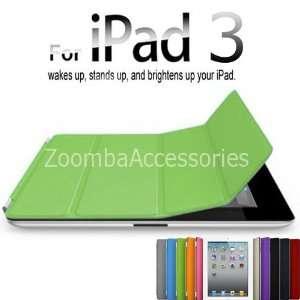com Zoomba iPad 3 Smart Cover Polyurethane Leather Smart Case Wake Up 