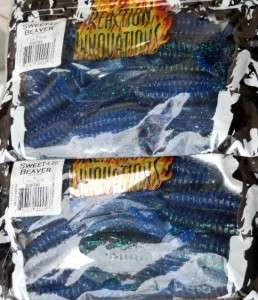 10 ct. Reaction Innovations Sweet Beaver 4.20 Fishing Lures **T&Js 