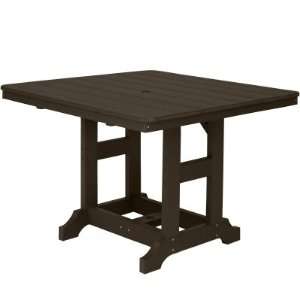  Dining Height   Garden Classic Lily Table   Black Patio 