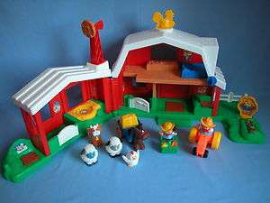 Fisher Price Little People 1999 Farm House Barn Sounds Tractor 
