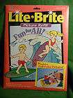 Lite Brite Picture Refill 12 Full Color Pictures 8 Guid
