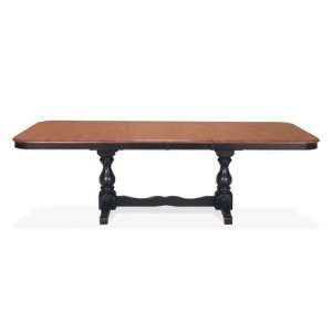 Madison Park Double Pedestal Dining Table with Butterfly Leaves 