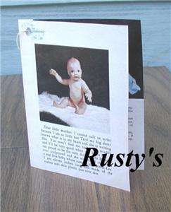 1950s (TERRI LEE) LINDA BABY Doll WRIST Hang TAG/Booklet  