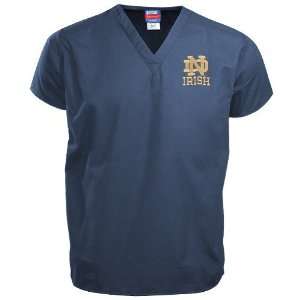  NCAA Notre Dame Fighting Irish Youth Navy Blue Scrub Top 