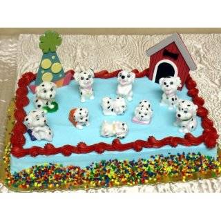   12 Piece Birthday Cake Topper Featuring Lucky, Rolly, Cadpig