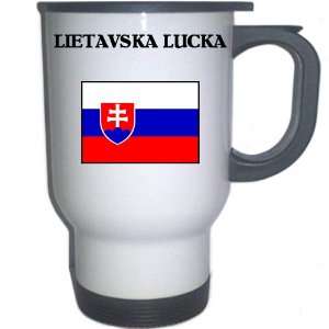  Slovakia   LIETAVSKA LUCKA White Stainless Steel Mug 