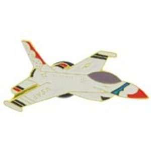  F 16 Fighting Falcon Jet Fighter Pin 1 1/2 Arts, Crafts 