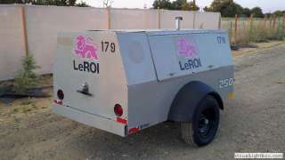 LeRoi towable diesel air compressor ingersol sullair  