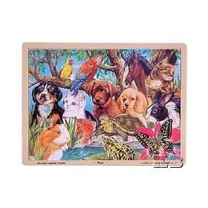  Wooden Jigsaw Tray 24 Piece Puzzle: Pets: Toys & Games