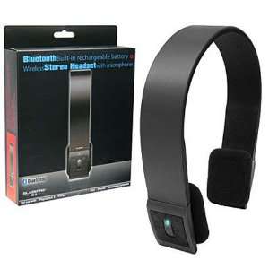   : (Black) Bluetooth Stereo Headset w/ Microphone (Black): Electronics