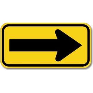  Arrow (left or right) Fluorescent YellowGreen Sign, 24 x 