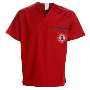  Los Angeles Angels of Anaheim Scrub Top   Red Sports 