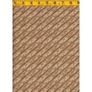  Quilting Fabric The Vintage Homestead Light Brown Diagonal 