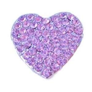  Swarovski Heart Pink Clip/Embellishment Flip Flop Office 