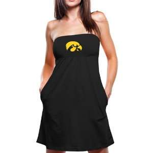  Iowa Hawkeyes Womens Tube Dress with Pockets: Sports 