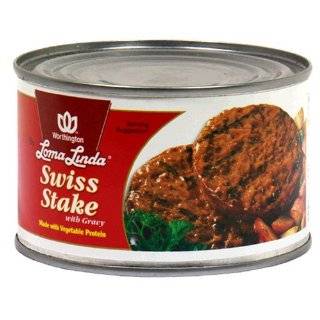 Loma Linda Swiss Stake with Gravy, 13 Ounce Cans (Pack of 12)
