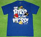 New Men Angry Bird The Bird Is The Word T Shirt Size S M L XL XXL