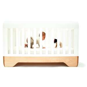  Kalon Studios   Echo Crib in White and Wood   021