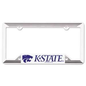  KANSAS STATE WILDCATS OFFICIAL LOGO LICENSE PLATE FRAME 