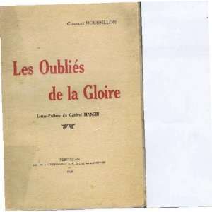  Les oublies de la gloire Charles Roussillon Books