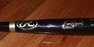SUPER RARE!!! Kirby Puckett Autograph Black Rawlings Baseball Bat JSA 