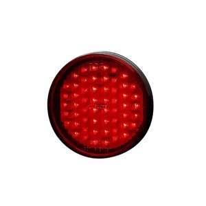   Maxxima M56100R 4 Round Red Stop/Tail/Turn Light 56 LEDs: Automotive