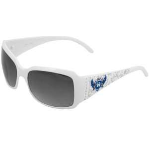  Kentucky Wildcats Ladies White Rhinestone Wings Sunglasses 