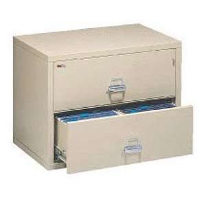  Lateral File Letter Legal Size Fireproof 2 Drawers Black 