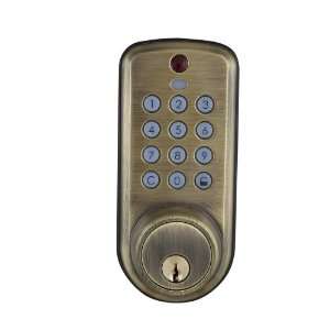   43328 Westmore Security Keyless Deadbolt Locking System, Antique Brass