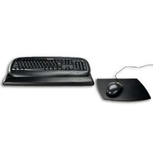  Black Leather Mouse/Keyboard Pad Set: Home & Kitchen