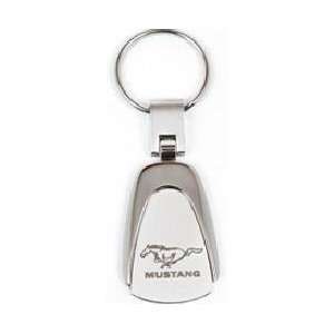  Ford Mustang Chrome Teardrop Keychain: Automotive
